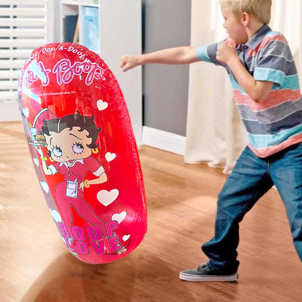 パンチ！パンチ！】【ストレス発散！？】INFLATABLE PUNCHING BAG